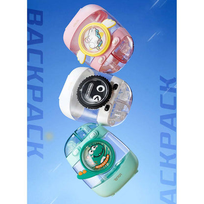 Unicorn & Dinosaur Kids Water Bottle with Dual Lids 1000ml