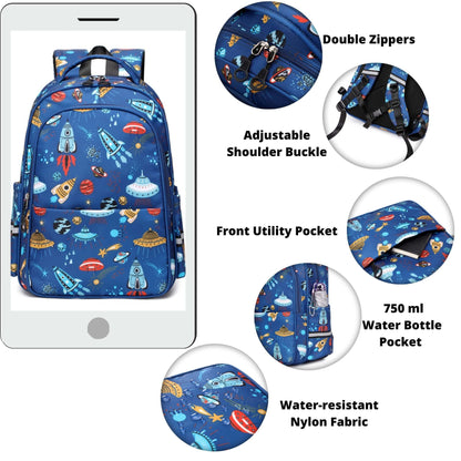 School Bag for Boys & Kids Backpack | Spaceship