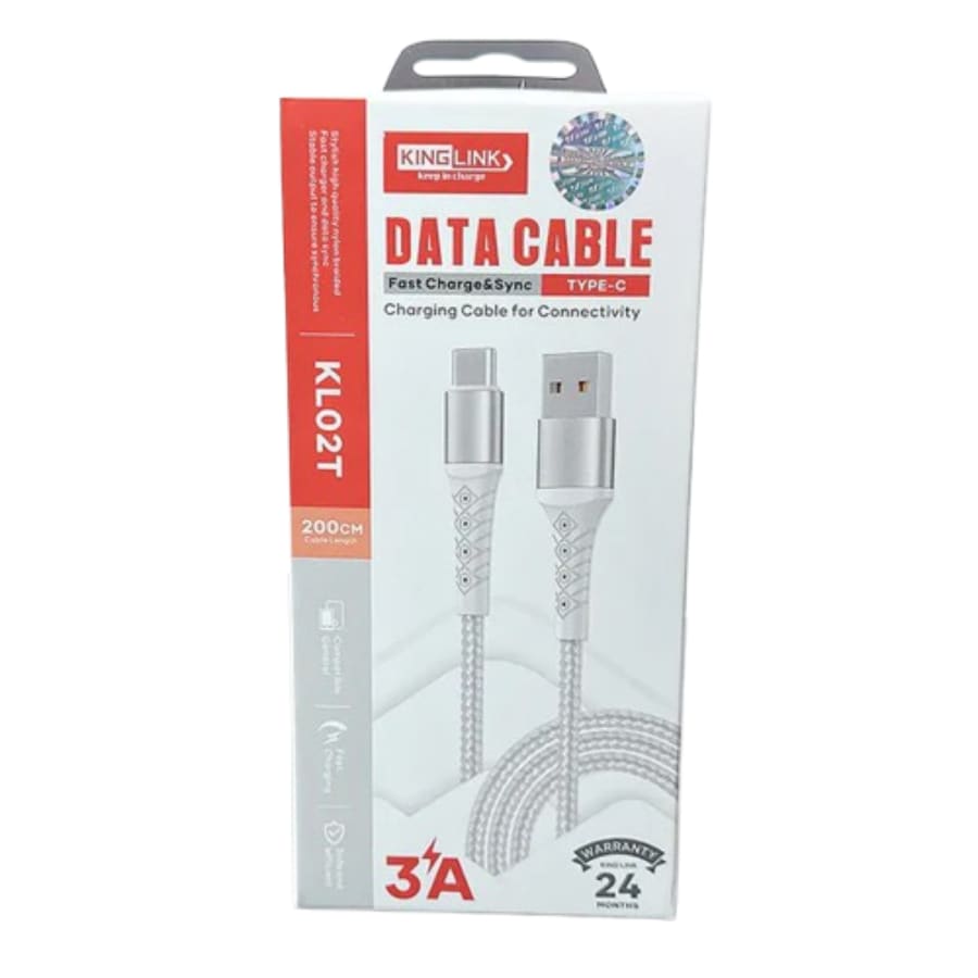 Kinglink 2m USB-A to C Cable KL02T