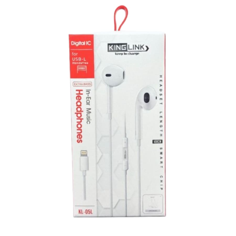 Kinglink Earphones (with lightning cable) - KL05L