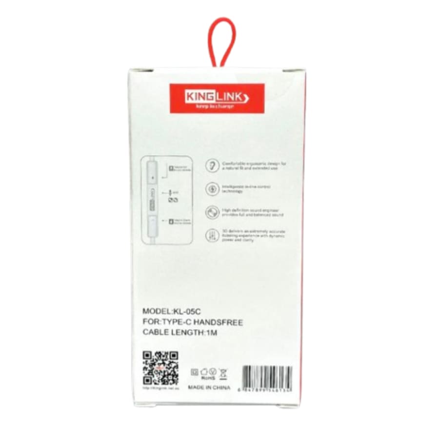 Kinglink Earphones (with type C cable) - KL05C