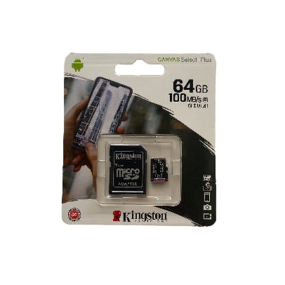 Kingston Memory Micro SD Card (32GB, 64GB, 128GB, 256GB)