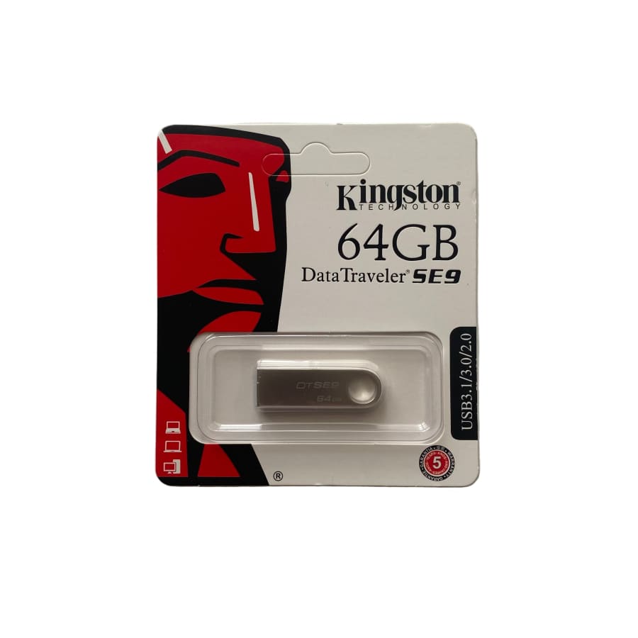 Kingston USB Flash Drive (32GB, 64GB, 128GB, 256GB)