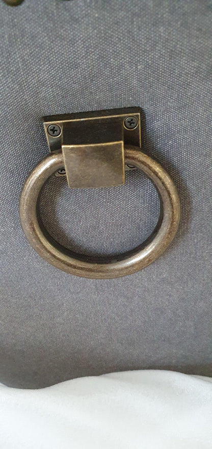 Online8 Miami Dining Chair - Dark Grey Canvas Kitchen & Dining Room Chairs