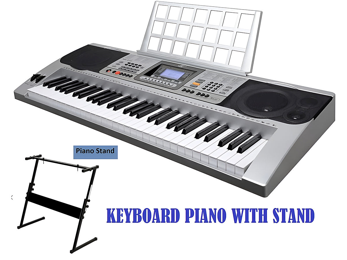 Electronic Keyboard Piano and Piano Stand