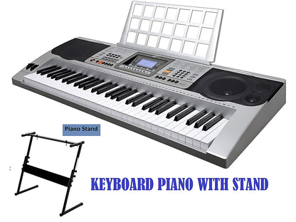 Electronic Keyboard Piano and Piano Stand