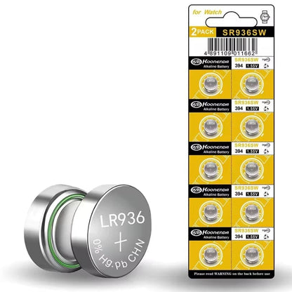 Koonenda 394 / SR936SW Watch Batteries (10 Pack)