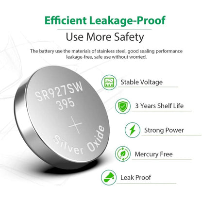 Koonenda 399 / 395 / SR927SW Watch Batteries (10 Pack)