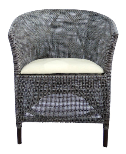 Kuta Armchair - Black/Grey W=wash & Oatmeal at online8 furniture store Auckland