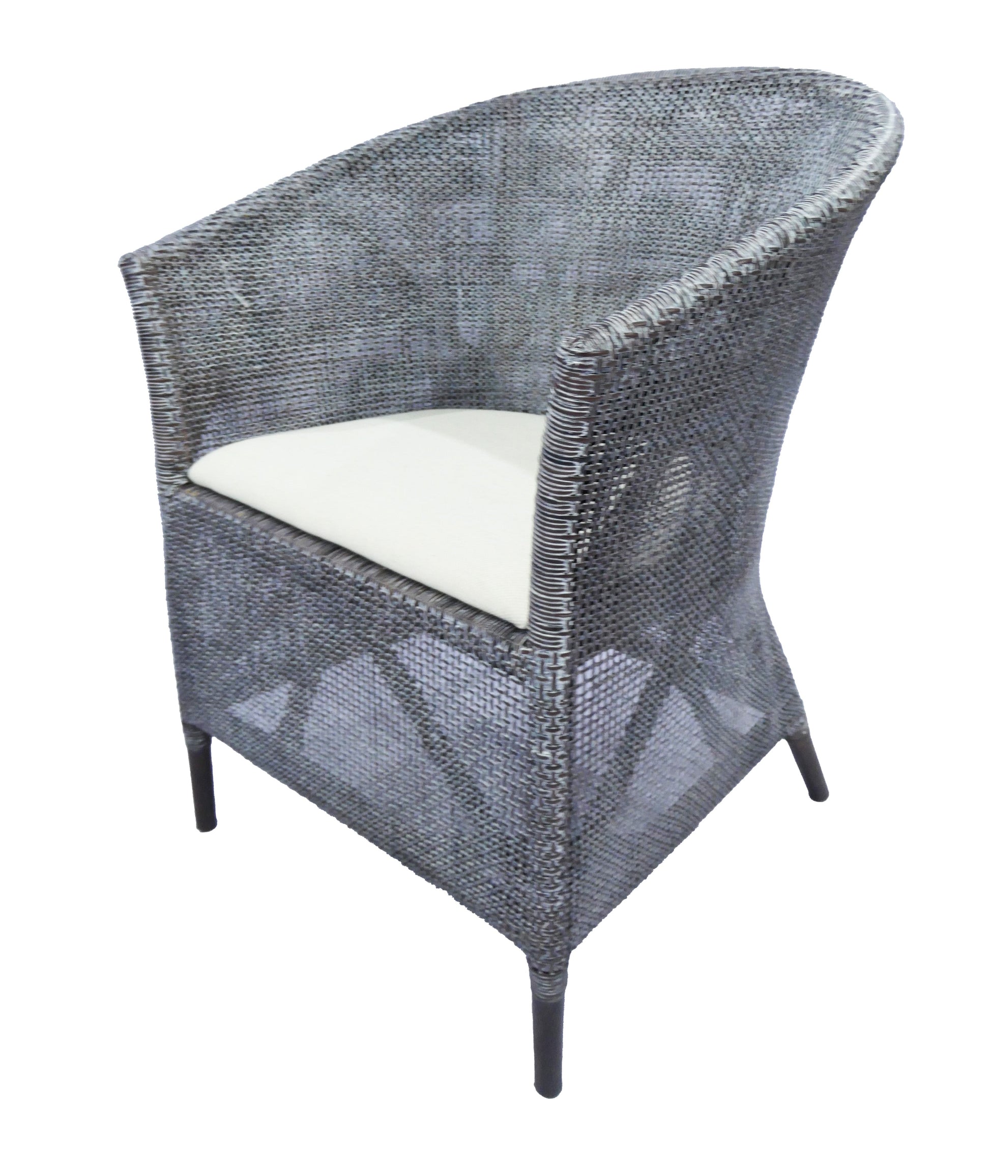 Kuta Armchair - Black/Grey W=wash & Oatmeal at online8 furniture store Auckland