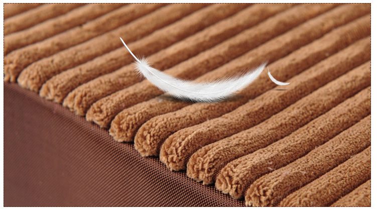 60 x 45cm Pet Sofa Bed with L-Shaped Cushioned Support