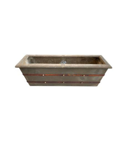 La Terre Rectangular Planter Fossil at online8 furniture store Auckland