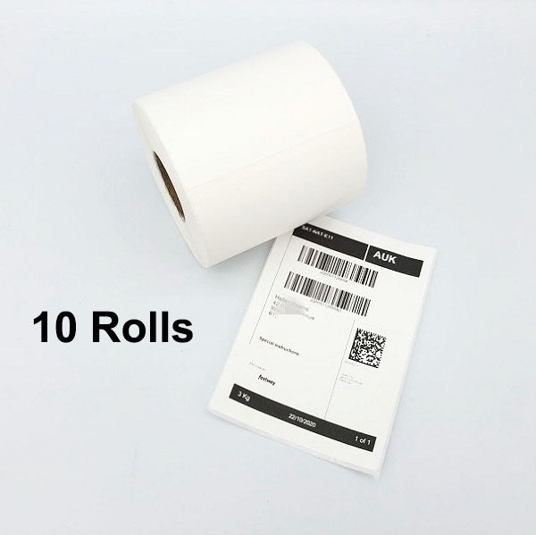 12 Rolls Premium 100x150mm Direct-thermal labels 350pcs/roll Self Adhesive Label
