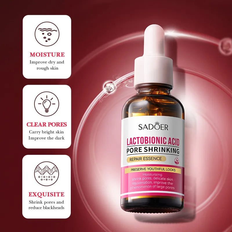SADOER Lactobionic Acid Pore Refining Repair Essence – 30ml