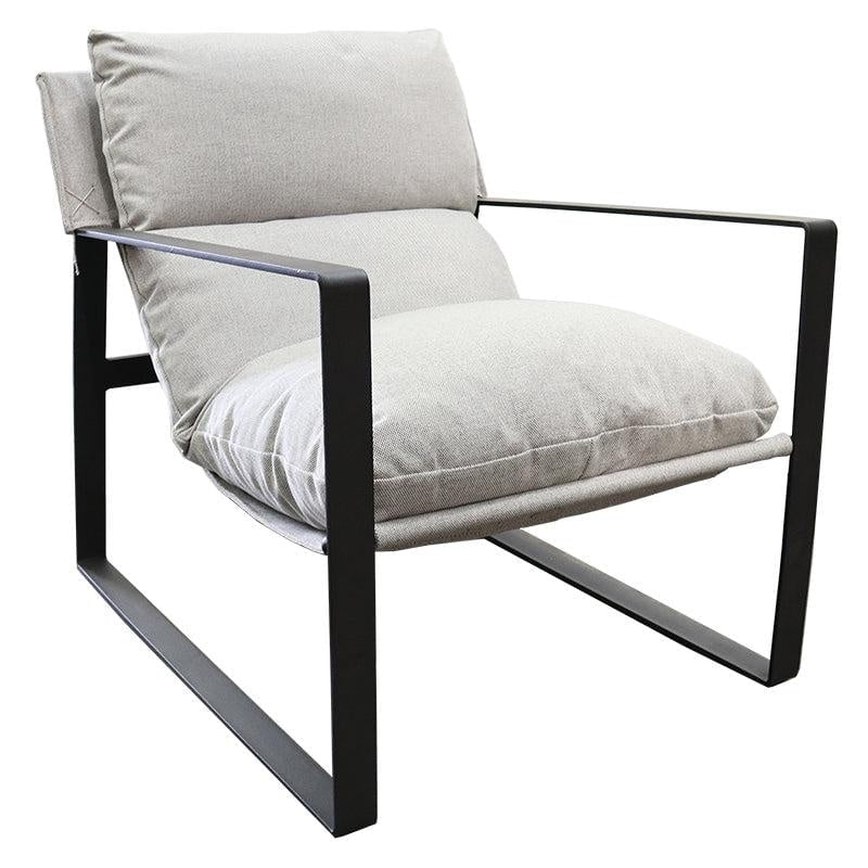 Laurent Sling Chair - Salt & Pepper at online8 furniture store Auckland