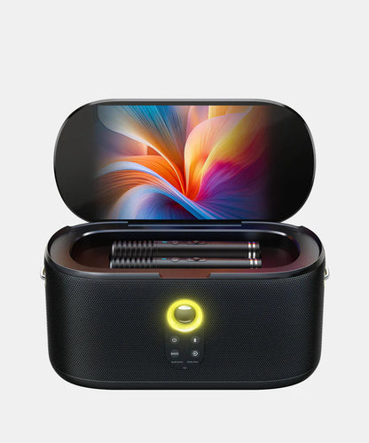 Ikarao S1 Karaoke Machine System With 10.1″ Touch Screen Wireless Mic