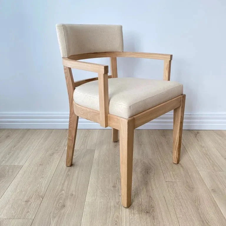 Lennox Dining Chair - Natural at online8 furniture store Auckland
