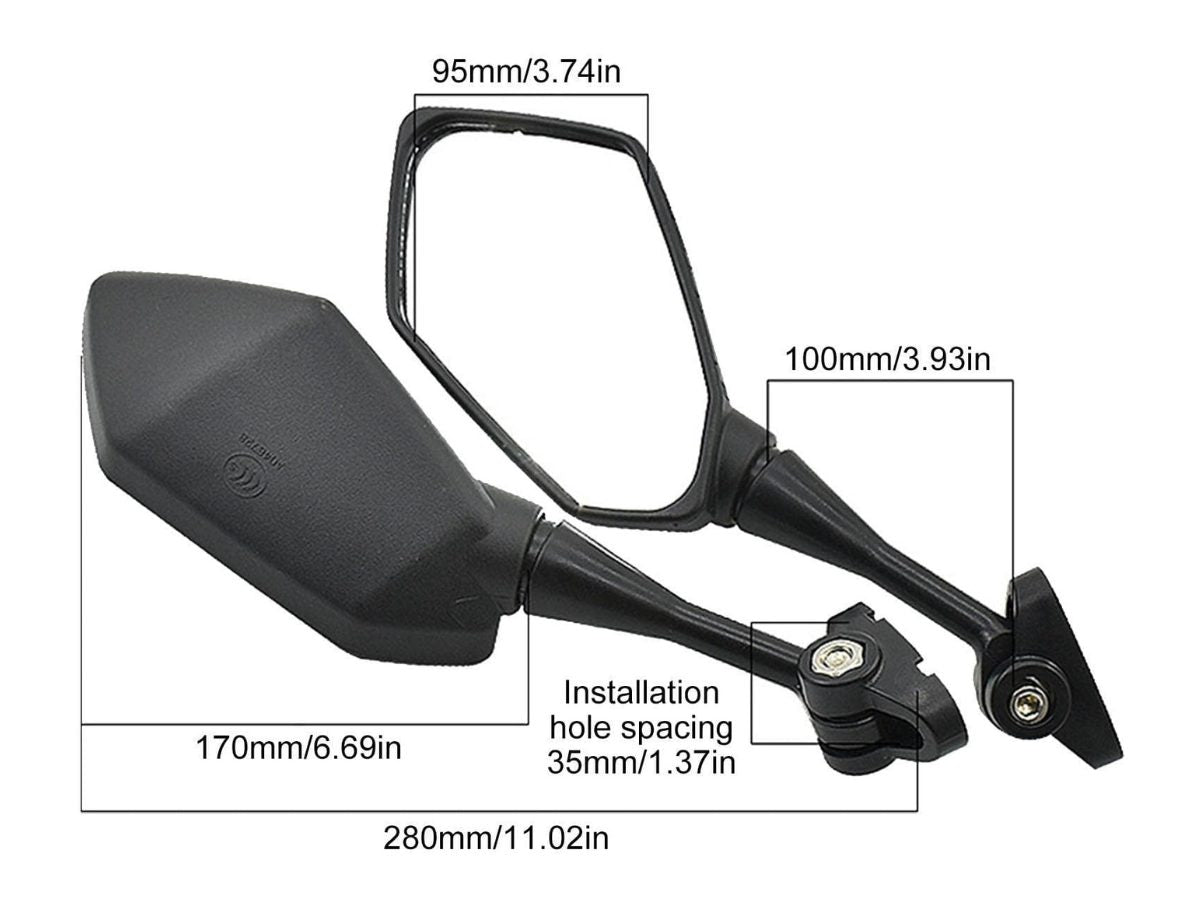 Motorcycle Rear View Mirrors
