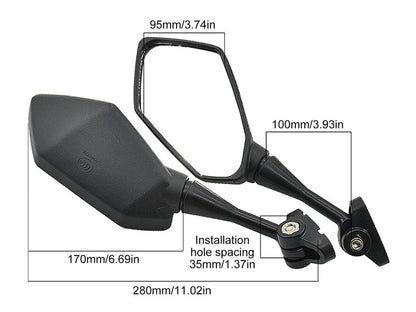 Motorcycle Rear View Mirrors