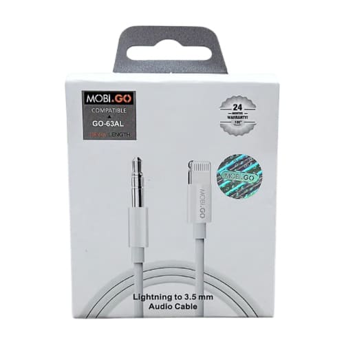 Lightning To 3.5mm Aux Audio Adapter Cable (GO63AT)