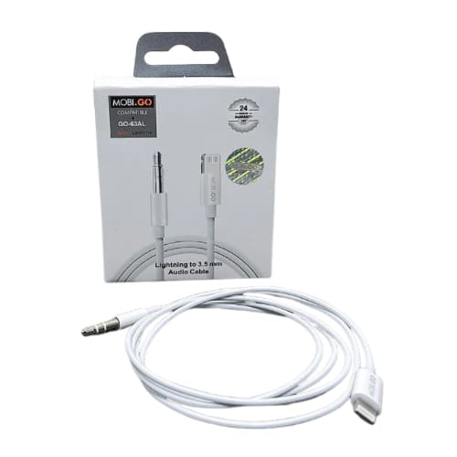 Lightning To 3.5mm Aux Audio Adapter Cable (GO63AT)
