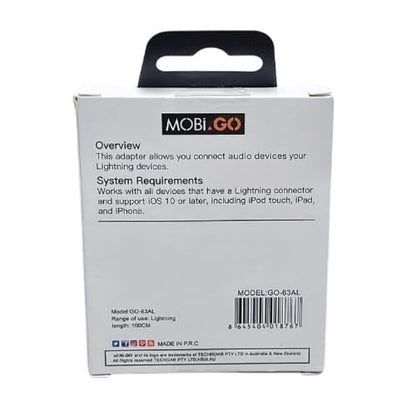 Lightning To 3.5mm Aux Audio Adapter Cable (GO63AT)