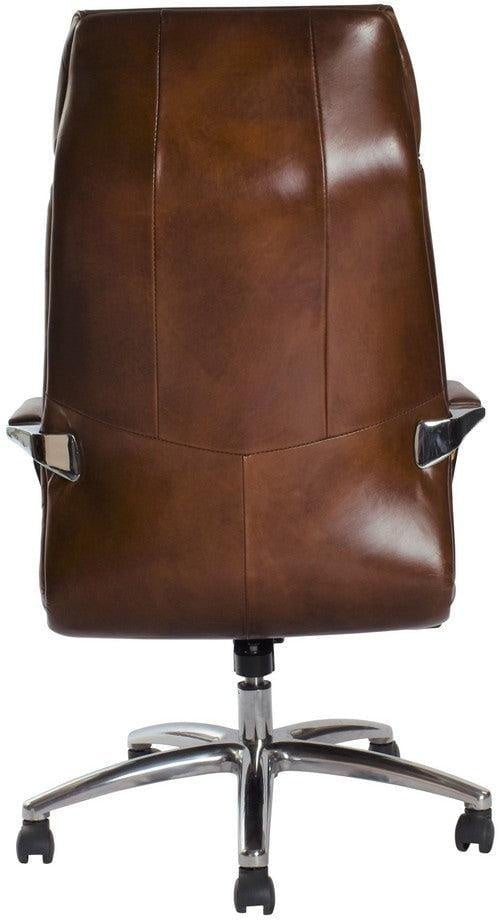 Lincoln Vintage Leather Office Chair - Vintage Cigar at online8 furniture store Auckland
