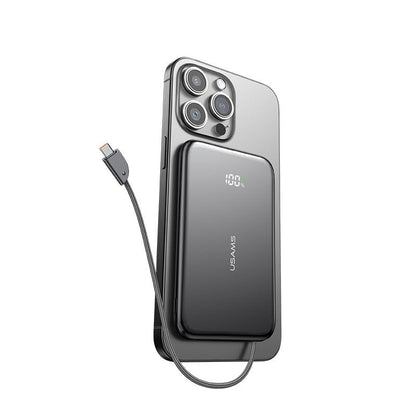 Ultra-Slim Power Bank 5000mAh – 20W Fast Charge with Digital Display