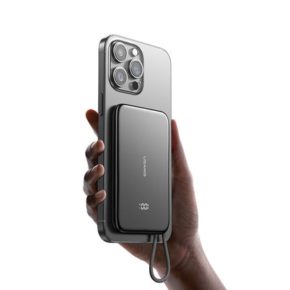 Ultra-Slim Power Bank 5000mAh – 20W Fast Charge with Digital Display