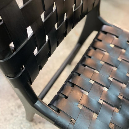 London Barstool - Teak Black at online8 furniture store Auckland