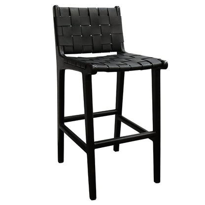 London Barstool - Teak Black at online8 furniture store Auckland