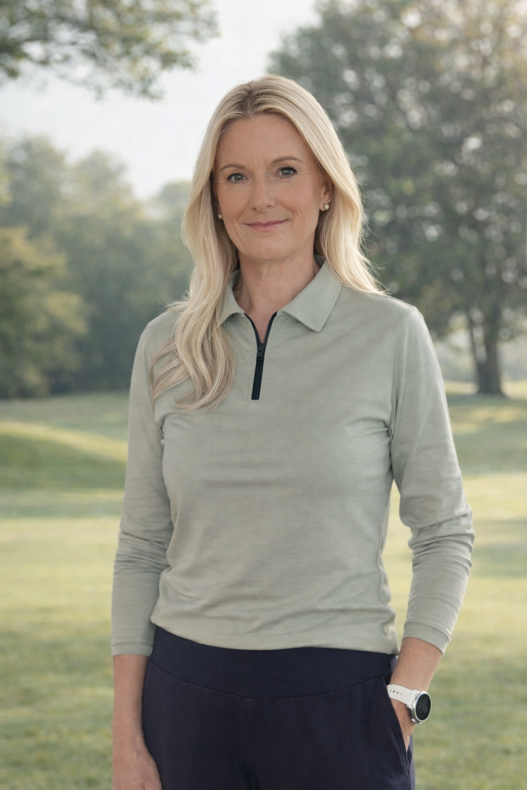 Women's Long Sleeve Polo