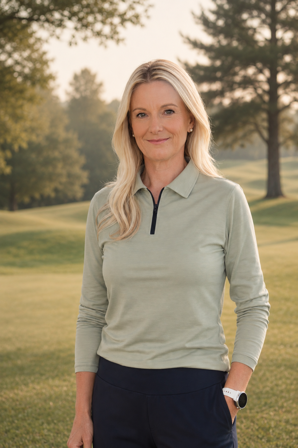 Women's Long Sleeve Polo