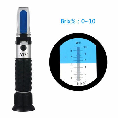 Refractometer - Sugar Concentration (0-10% Brix / Accuracy 0.1%)