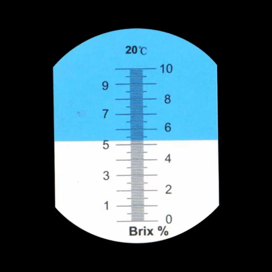 Refractometer - Sugar Concentration (0-10% Brix / Accuracy 0.1%)