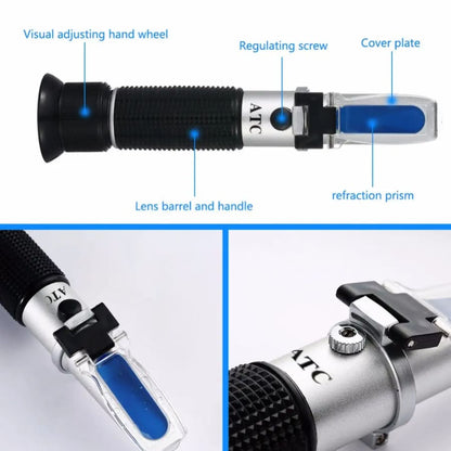 Refractometer - Sugar Concentration (0-10% Brix / Accuracy 0.1%)