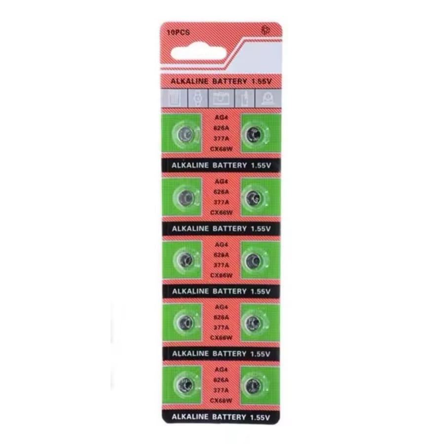 LR626 / AG4 Batteries (10 Pack)