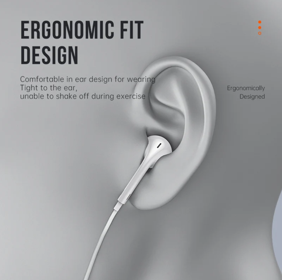 Wired Lightning Earphones with Plug & Play Audio (M21)