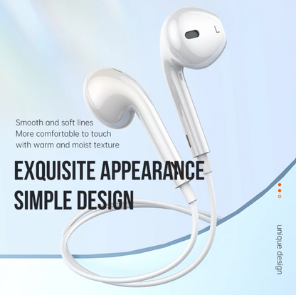 Wired Lightning Earphones with Plug & Play Audio (M21)
