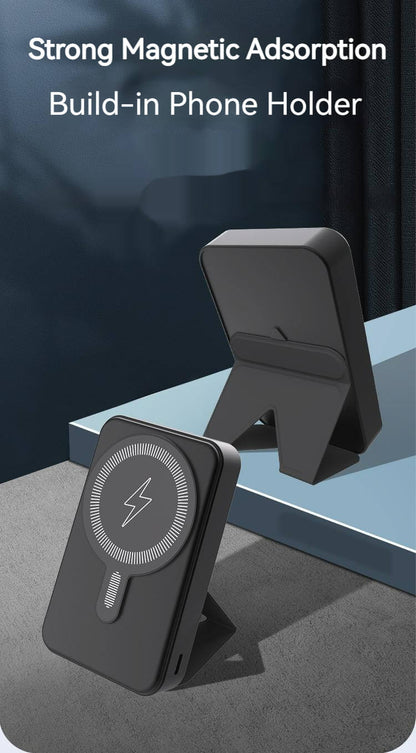 10000mah Magsafe Power Bank with Stand & Cable-Blue