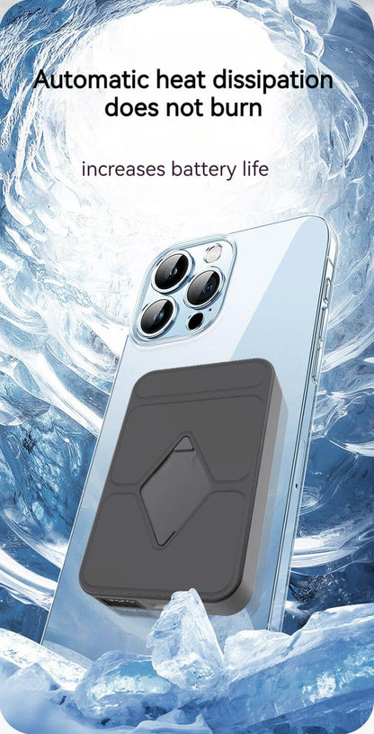 10000mah Magsafe Power Bank with Stand & Cable-Blue