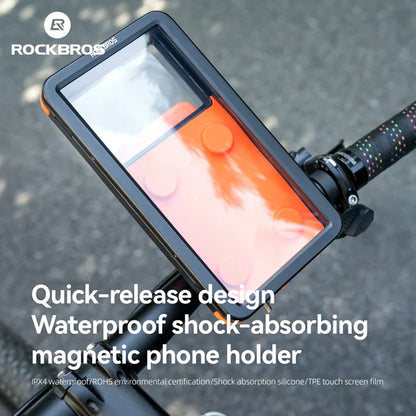 Phone Holder for Bike Handlebar Mount Waterproof