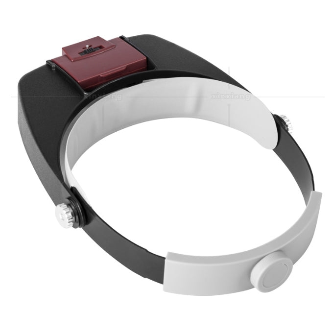 Jewelers Head Headband Magnifier LED Illuminated Visor Magnifying Glasses Loupe