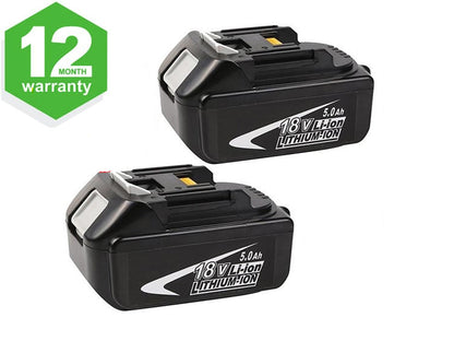 Makita Battery 18V 5AH Replacement Battery for Makita 2PCS