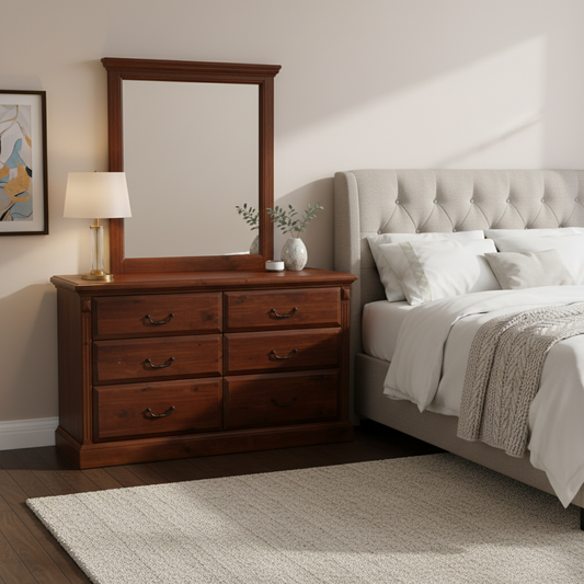 Marina Dressing Table with Mirror