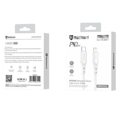 Maxguard 1.2m 30W Type-C to Lightning Cable MP01CL