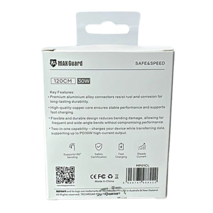 Maxguard 1.2m 30W Type-C to Lightning Cable MP01CL