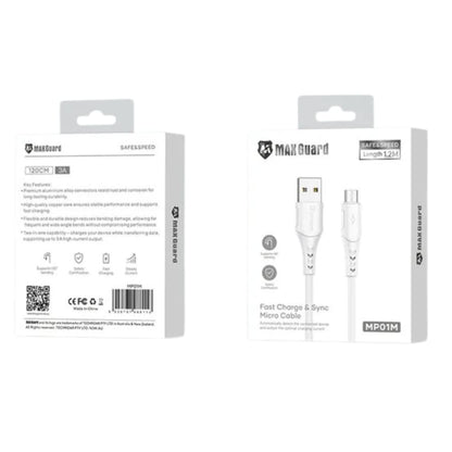 Maxguard 1.2m USB-A to Micro Cable MP01M