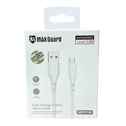 Maxguard 1.2m USB-A to Micro Cable MP01M