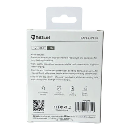 Maxguard 1.2m USB-A to Micro Cable MP01M
